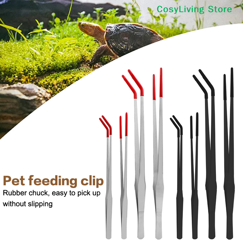 Reptile Feeding Tongs With Rub - Feeding Tong Stainless avaliação e preço