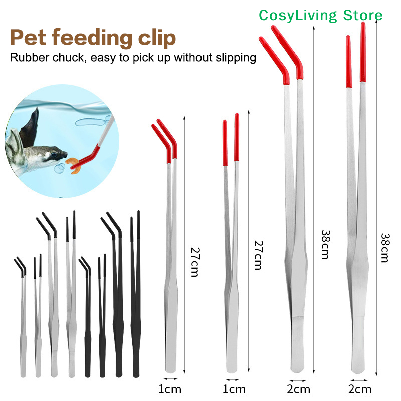 Reptile Feeding Tongs With Rub - Feeding Tong Stainless avaliação e preço