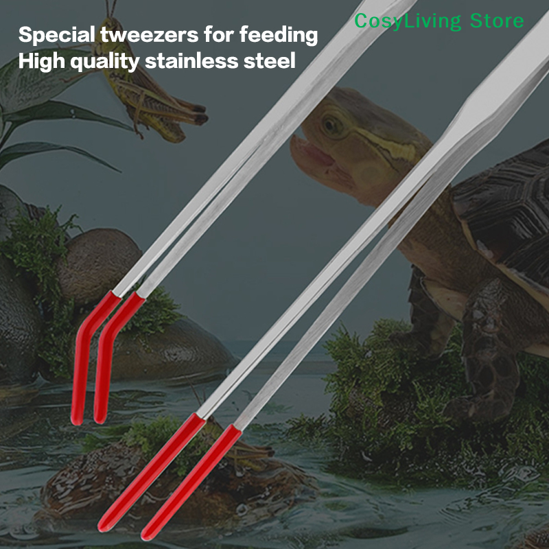 Reptile Feeding Tongs With Rub - Feeding Tong Stainless avaliação e preço