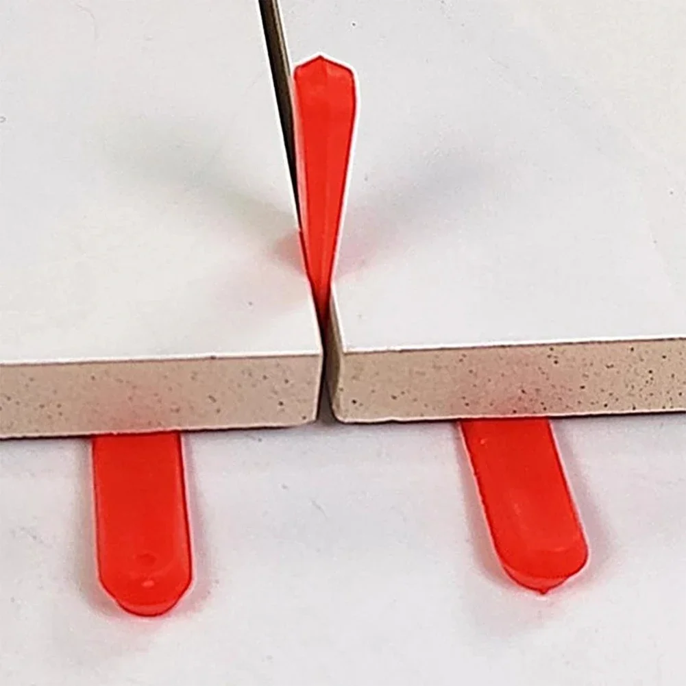 100pcs Plastic Tile Wedge Spac - Ceramic Tile Floor avaliação e preço