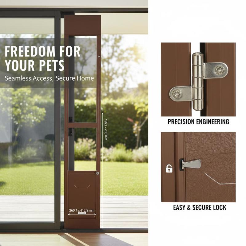 Dog Door for Sliding Glass Doo - Glass Door Hinge avaliação e preço
