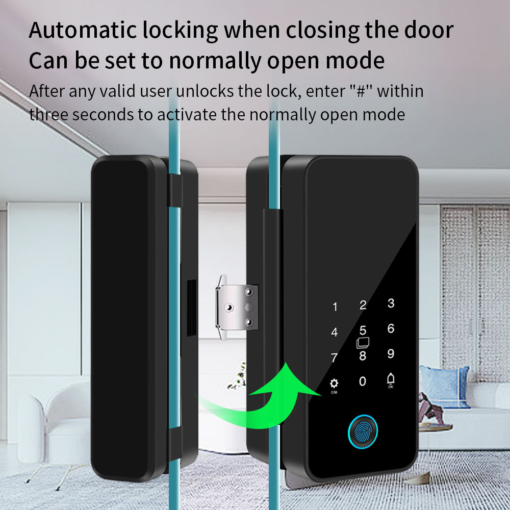 B16 Tuya APP Bluetooth Glass D - Glass Door Hinge avaliação e preço