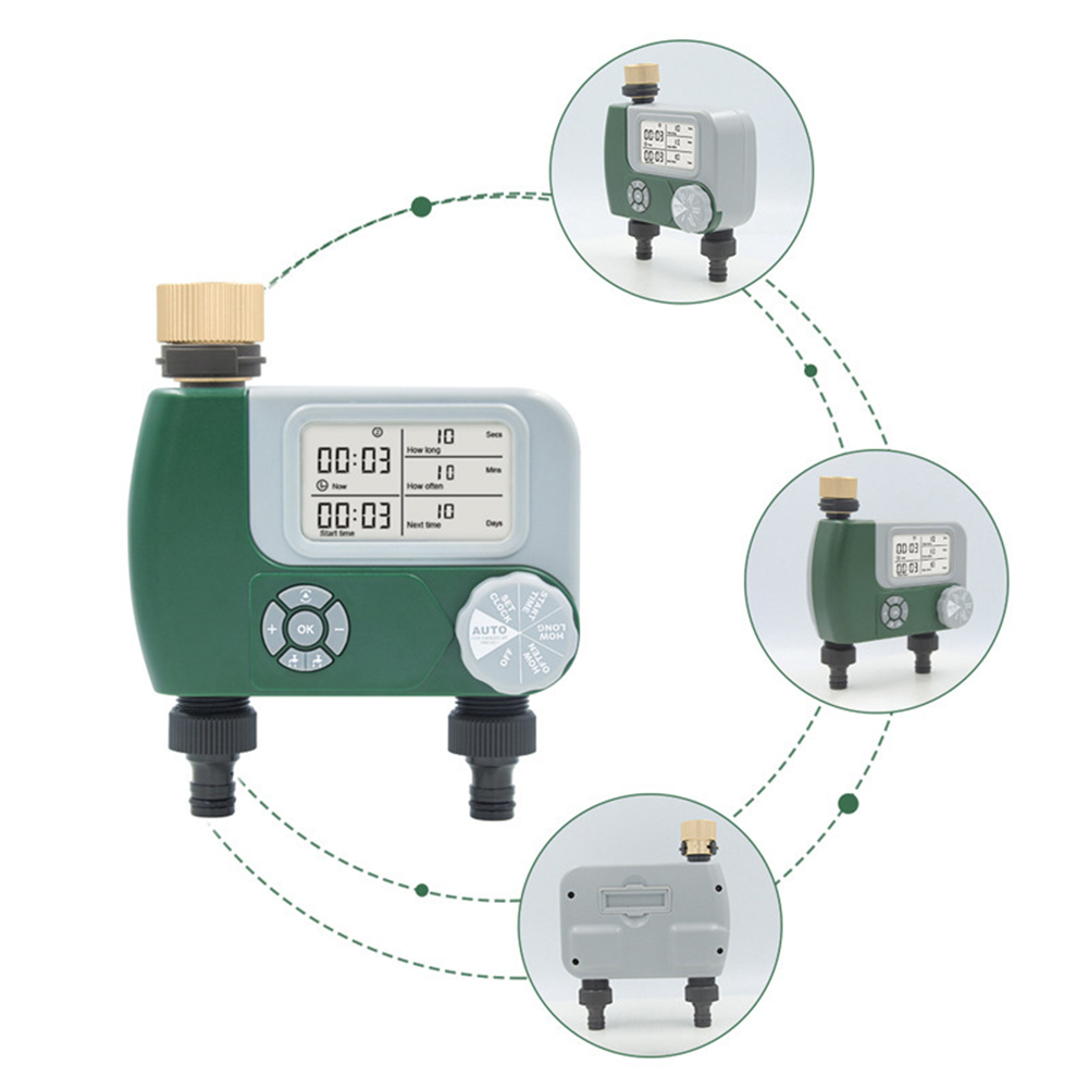 Electronic Garden Hose Water T - Timer Dual Outlet avaliação e preço