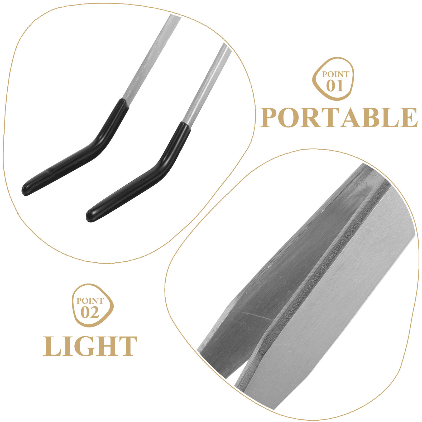 2Pcs Stainless Steel Feeding T - Feeding Tong Stainless avaliação e preço