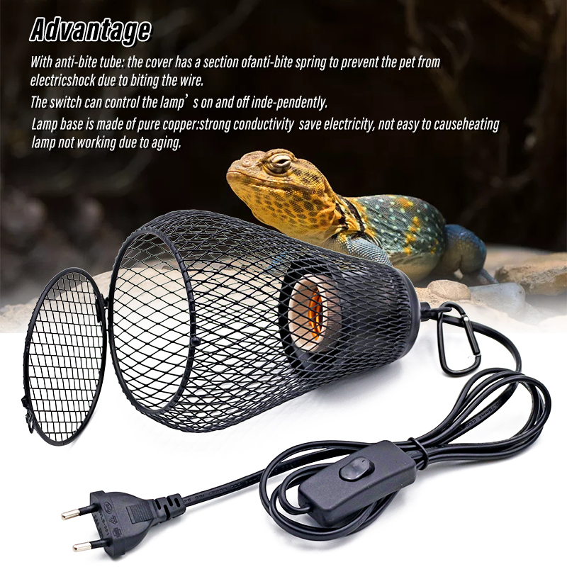 Pet Reptile Heat Lamp Shade In - Ceramic Heat Emitter avaliação e preço