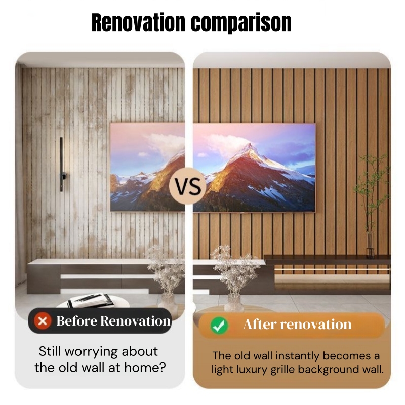 Self Adhesive Faux Grille Wall - Pvc Panel Background avaliação e preço