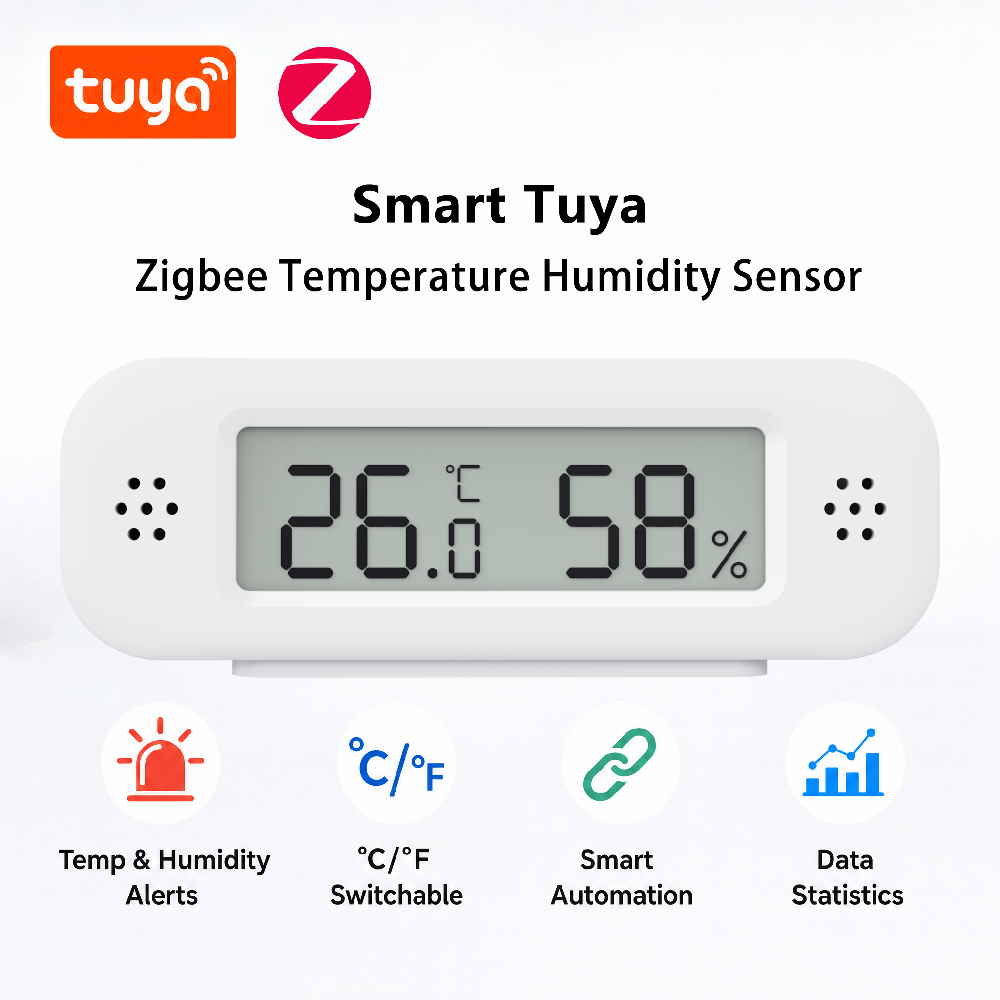 Tuya Zigbee 3.0 Mini Temperatu - Digital Hygrometer Probe avaliação e preço