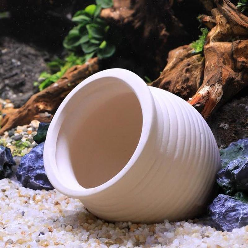 Ceramics Jar Fish Tank Decorat - Hide Cave Ceramic avaliação e preço