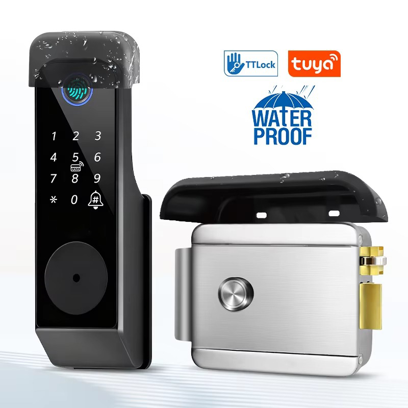 Waterproof Fingerprint Lock Tu - Glass Door Hinge avaliação e preço