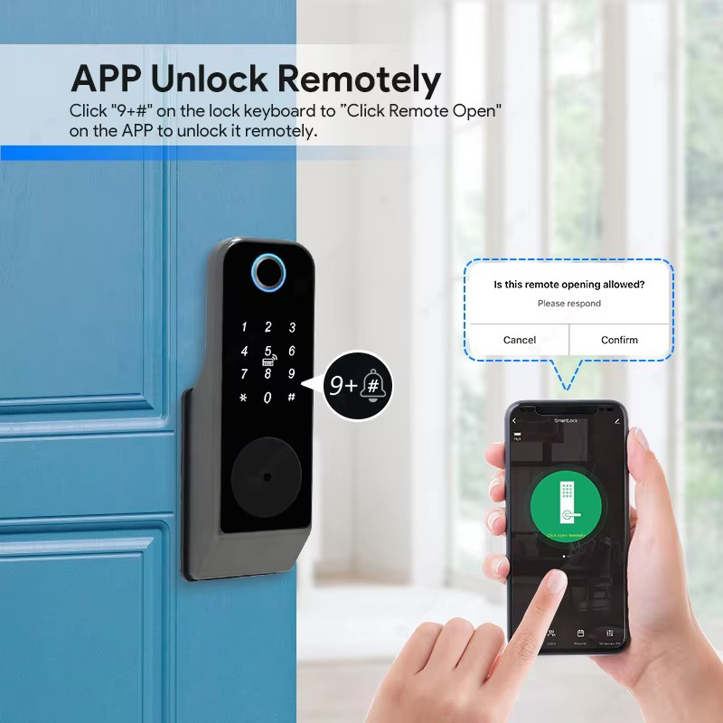 Waterproof Fingerprint Lock Tu - Glass Door Hinge avaliação e preço