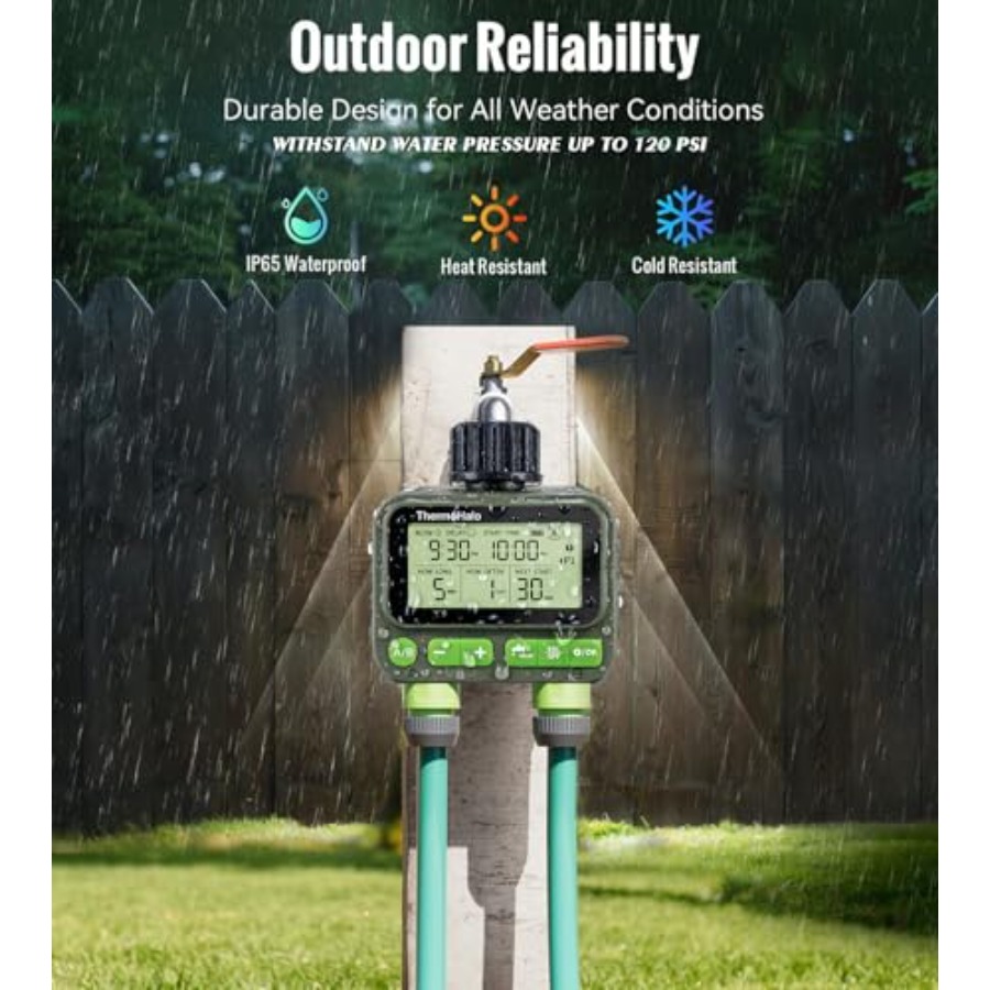 Smart Sprinkler Timer for Lawn - Timer Dual Outlet avaliação e preço