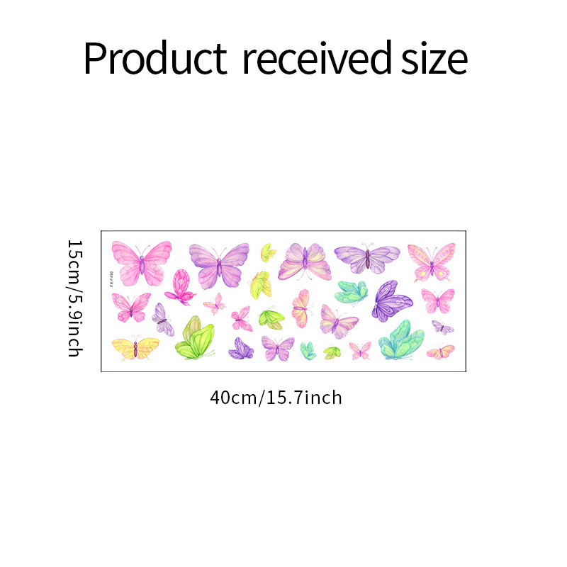 Romantic butterfly Wall Sticke - Pvc Panel Background avaliação e preço