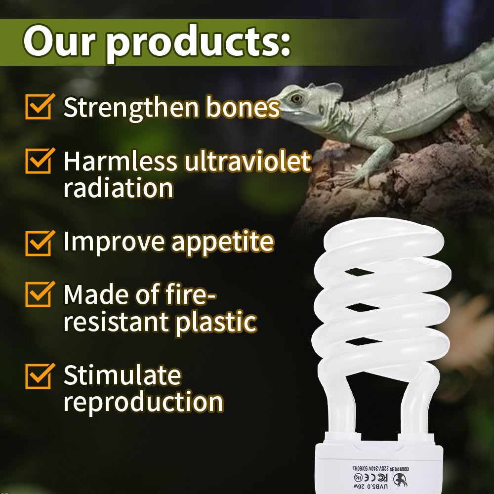 26W Pet Box Lamp Calcium Suppl - Calcium Powder Reptile avaliação e preço