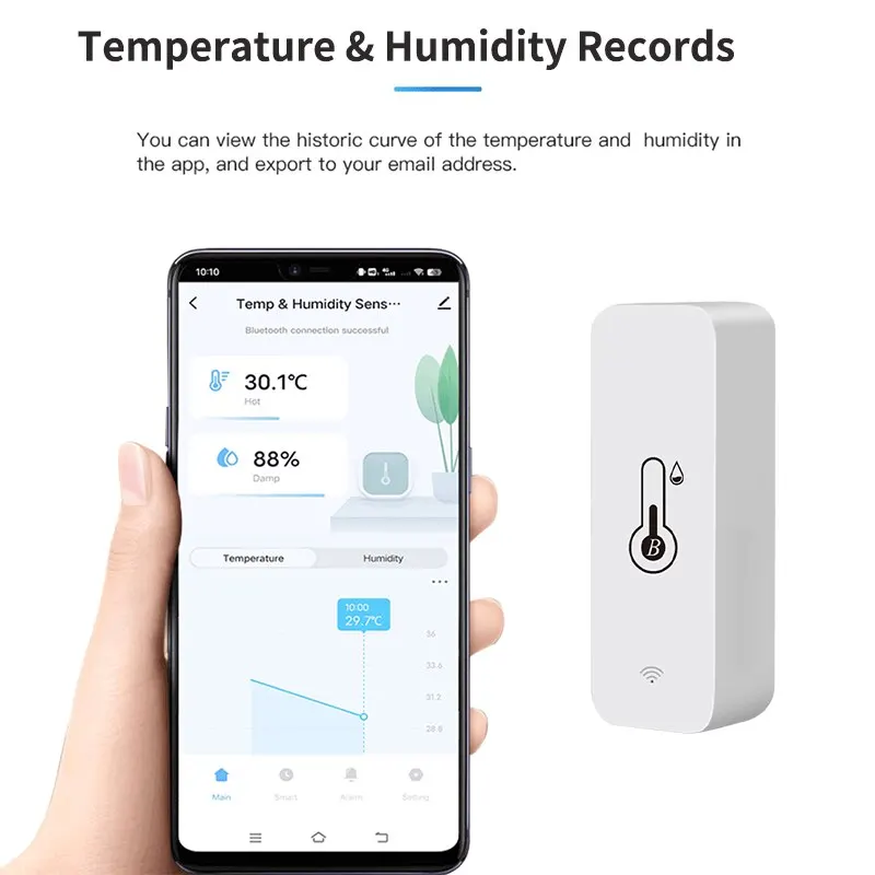 Smart Temperature Humidity Sen - Digital Hygrometer Probe avaliação e preço