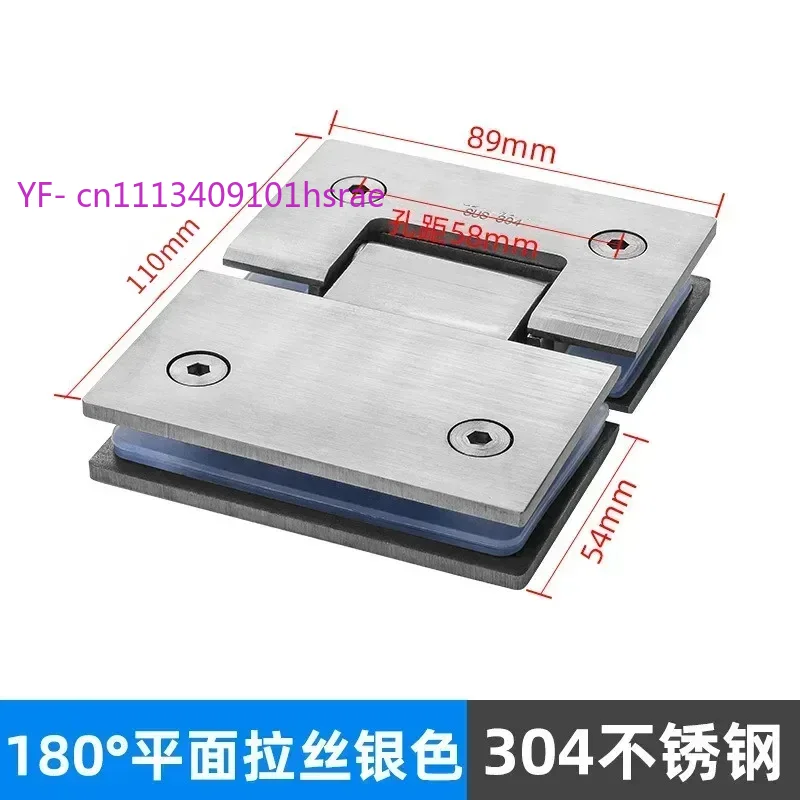 304 Stainless Steel Frameless  - Glass Door Hinge avaliação e preço