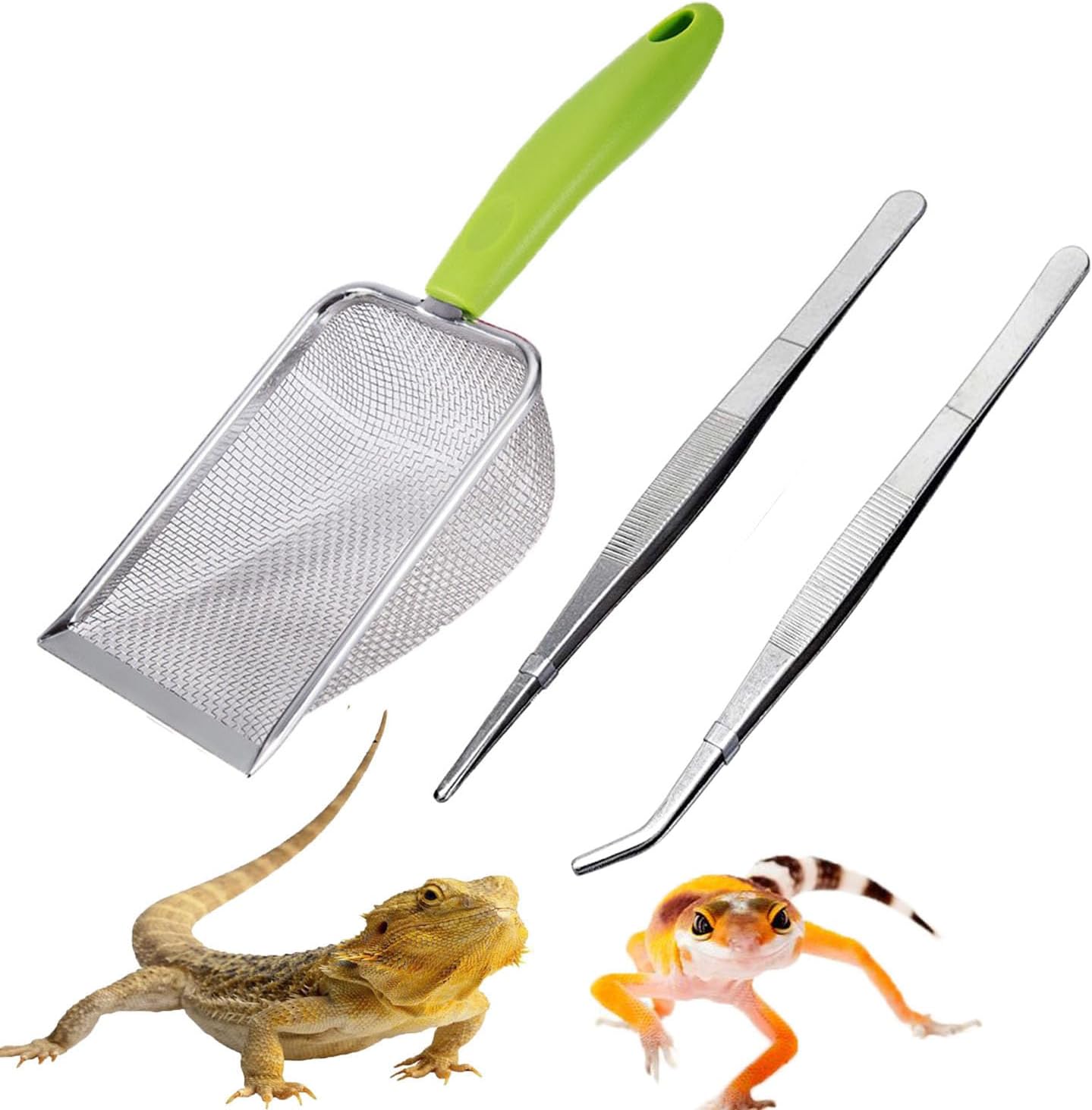 Reptile Sand Scoop Set - Fine  - Feeding Tong Stainless avaliação e preço