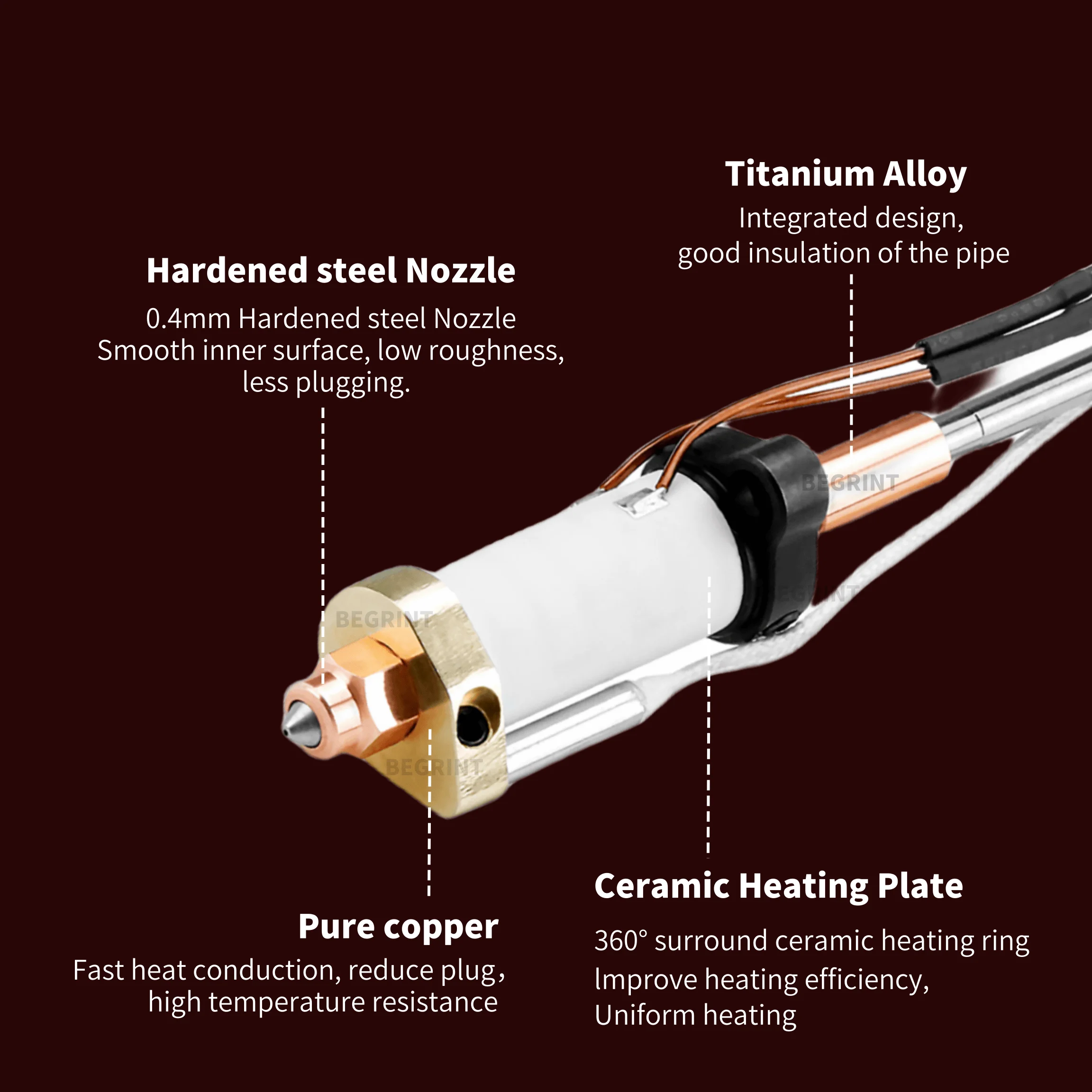High Temp Ceramic Heater Hoten - Ceramic Heat Emitter avaliação e preço