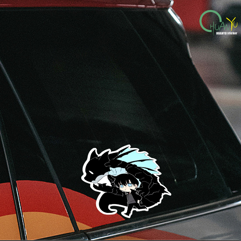 Anime car sticker, I upgrade a - Glass Door Hinge avaliação e preço