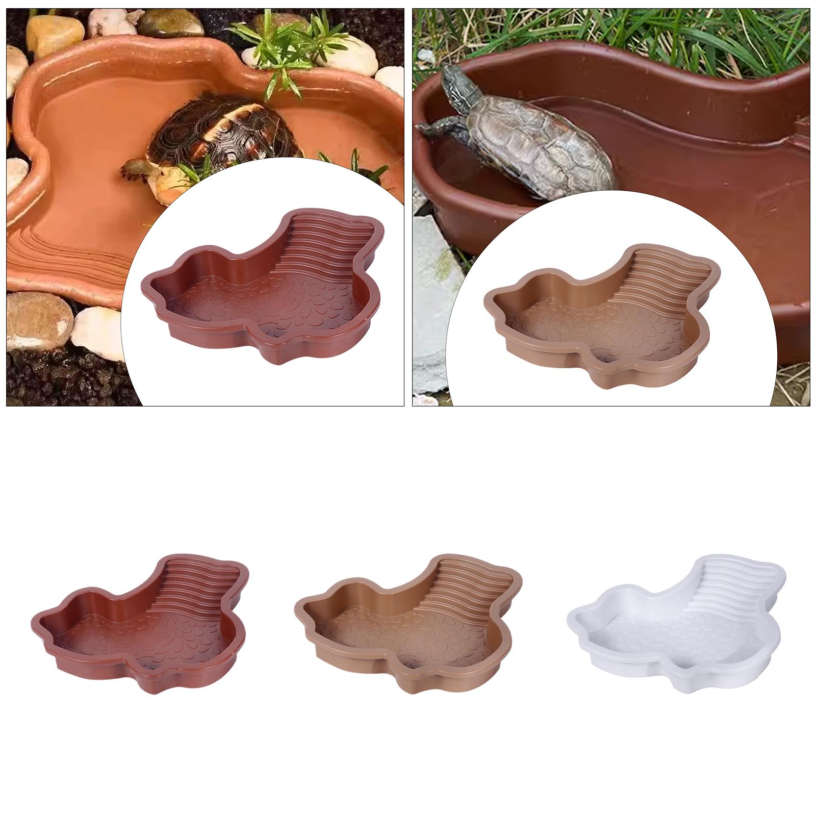 Reptile Bathing Dish Pool Rept - Water Dish Reptile avaliação e preço