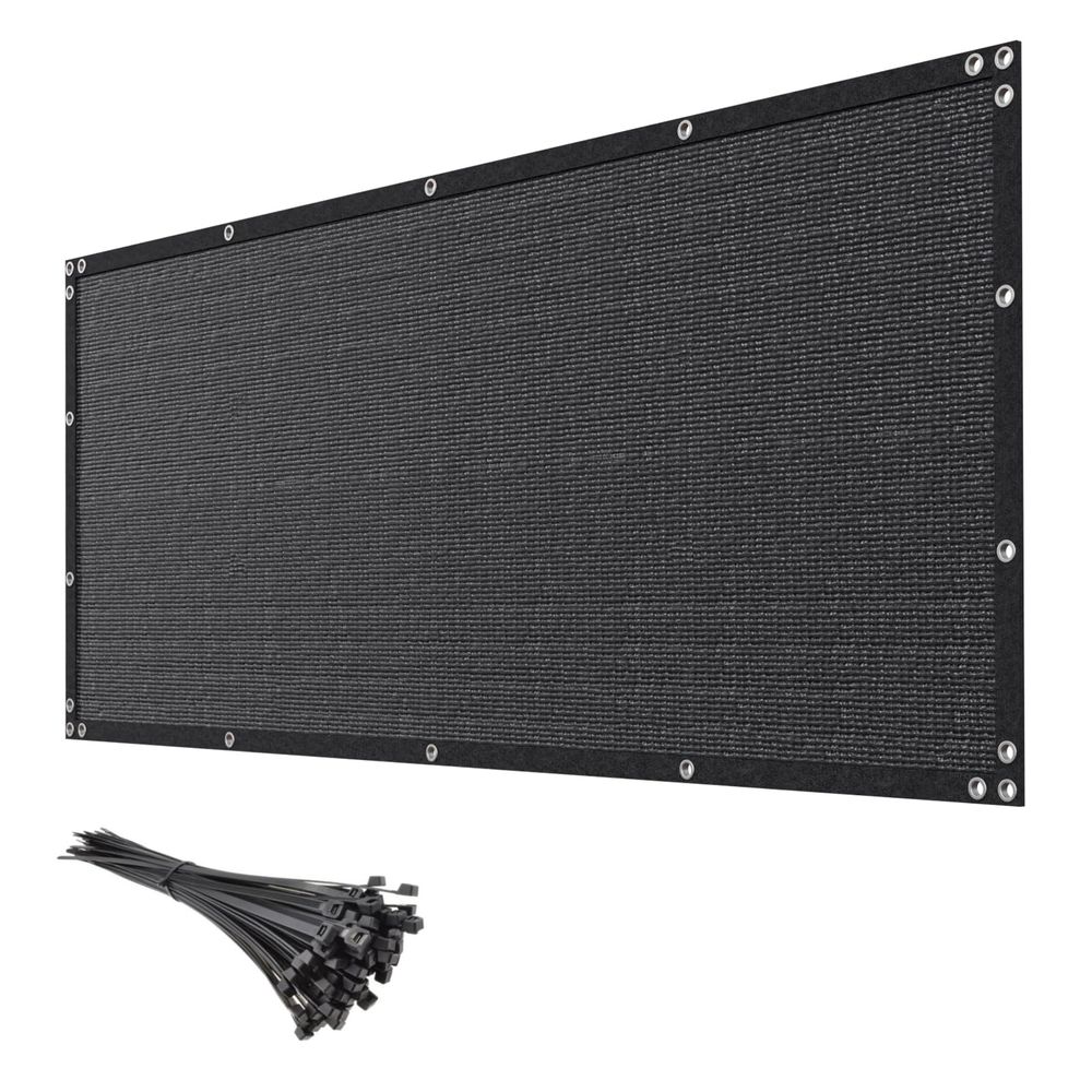 x 100ft Black Privacy Screen F - Screen Top Mesh avaliação e preço