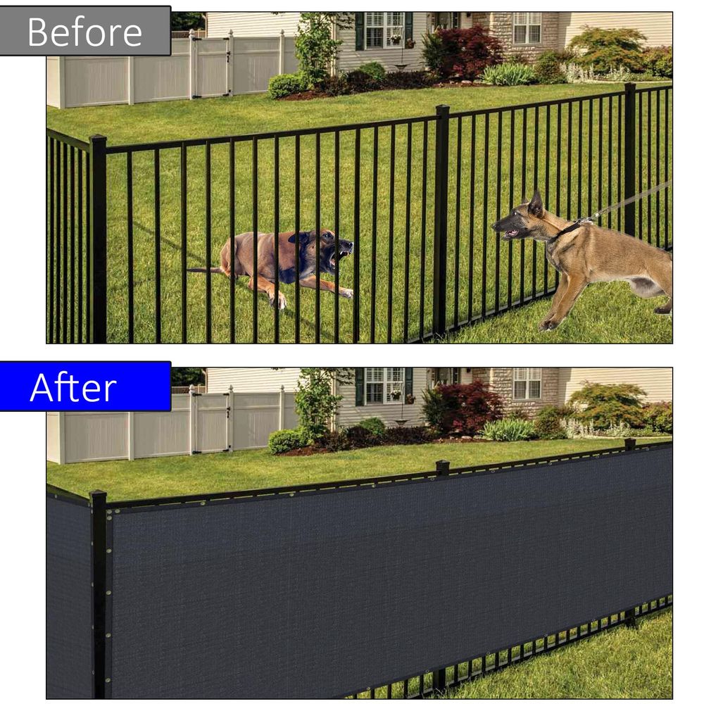 x 100ft Black Privacy Screen F - Screen Top Mesh avaliação e preço