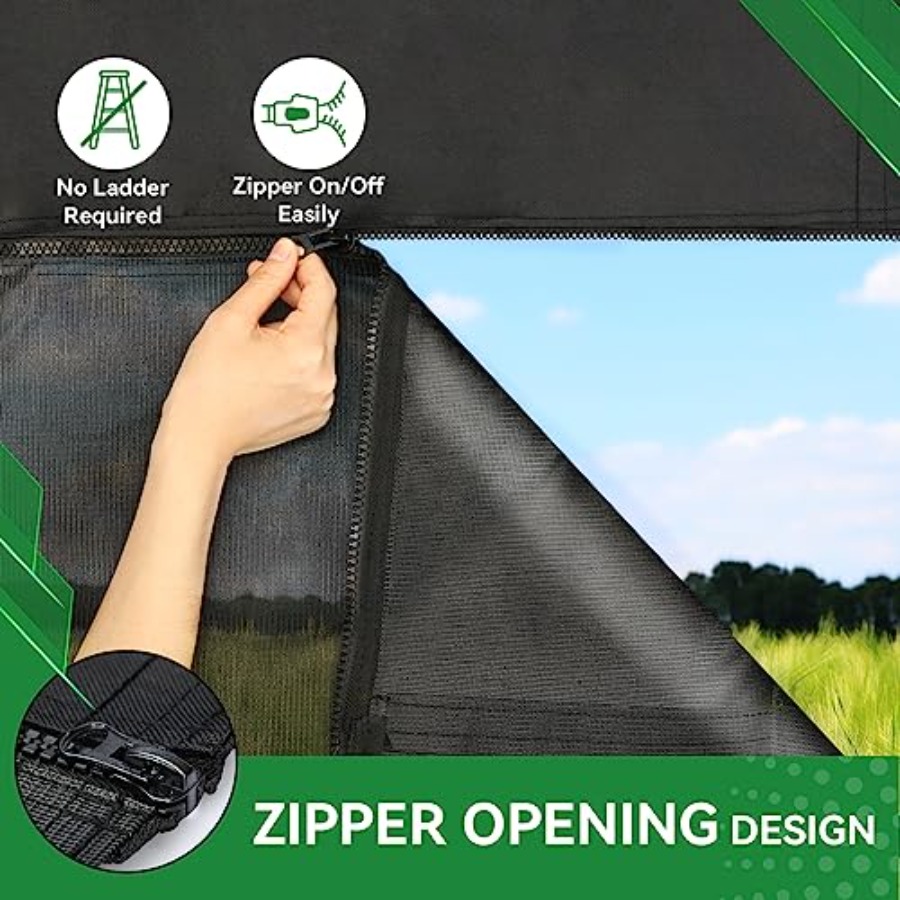 RV Awning Shade Screen 9' x 15 - Screen Top Mesh avaliação e preço