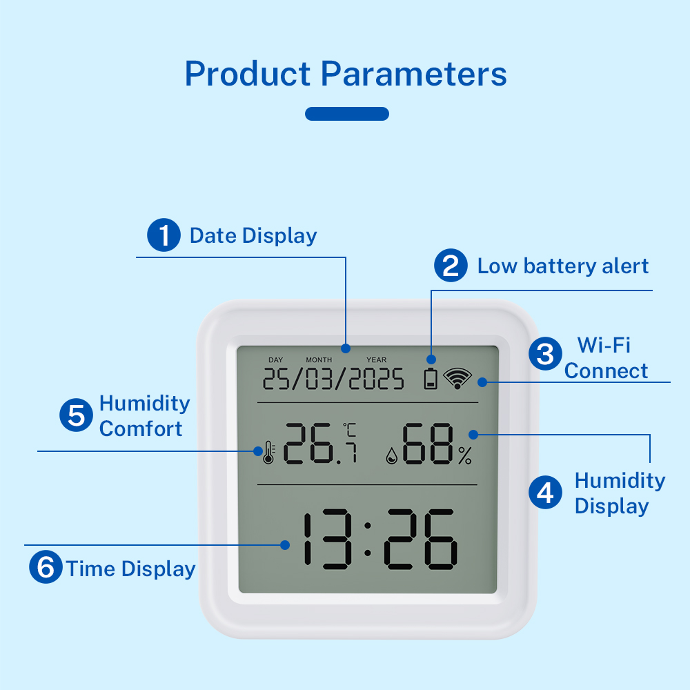 Tuya WIFI Temperature Humidity - Digital Hygrometer Probe avaliação e preço