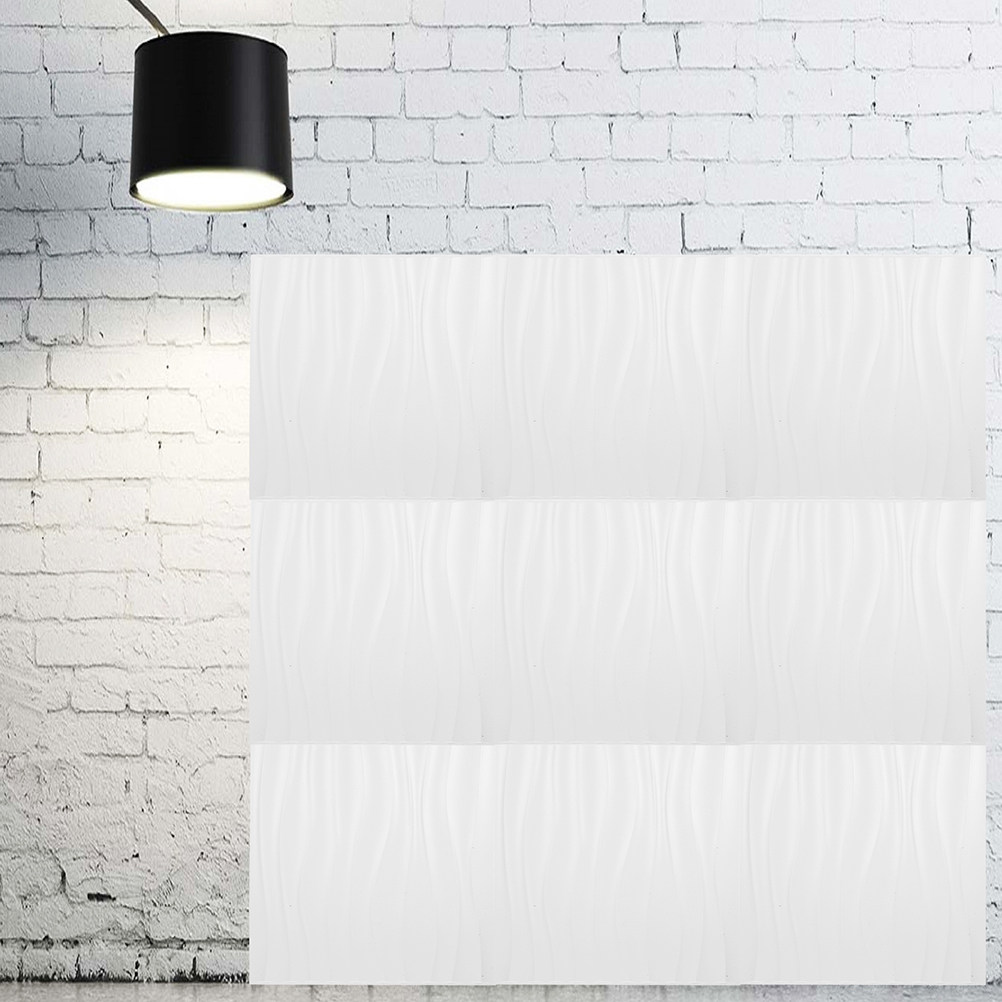 3Pcs 3D Wall Panels PVC Plasti - Pvc Panel Background avaliação e preço