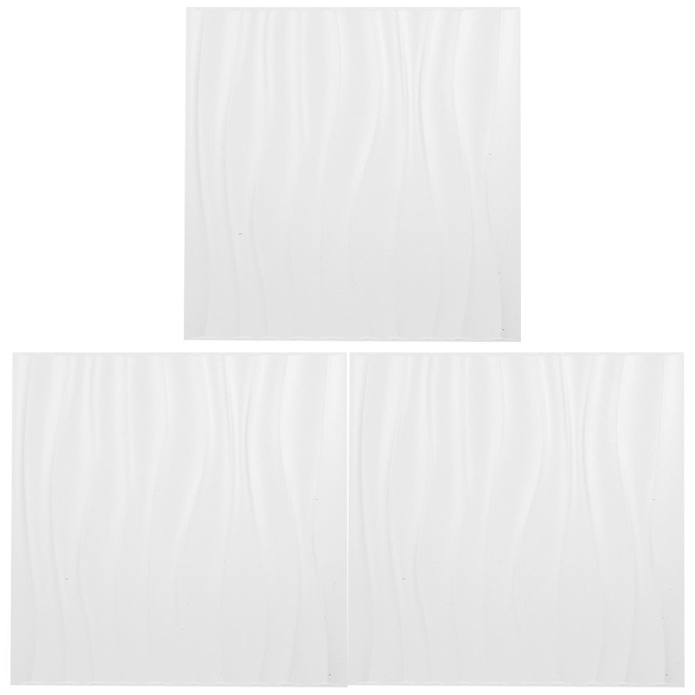 3Pcs 3D Wall Panels PVC Plasti - Pvc Panel Background avaliação e preço
